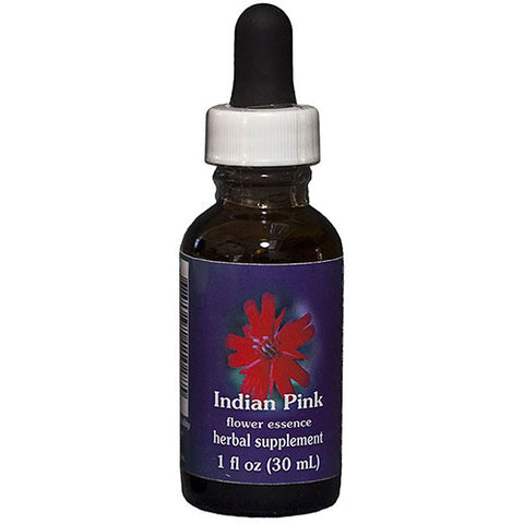 Flower Essence Services, Indian Pink Dropper, 1 oz Flower Essence Services
