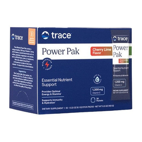 Trace Minerals, Electrolyte Stamina Power Pack Cherry Lime, 30 Packets Trace Minerals