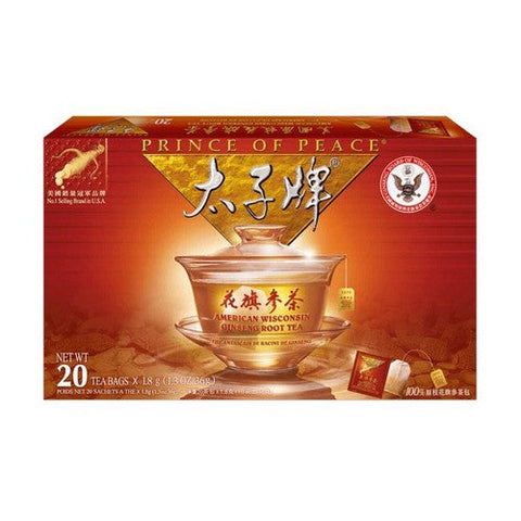 Prince Of Peace, American Ginseng Root Tea, 20 bags Prince Of Peace